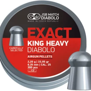 JSB Exact King Heavy 6,35mm 300pcs